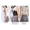 Chaleco Corrector De Postura Ortopédico Lumbar Unisex M Mvmy