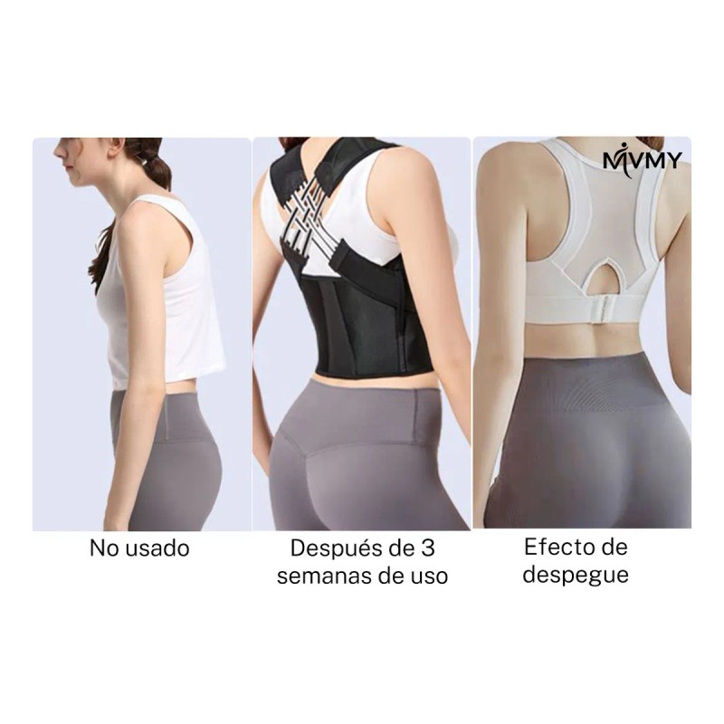 Chaleco Corrector De Postura Ortopédico Lumbar Unisex M Mvmy