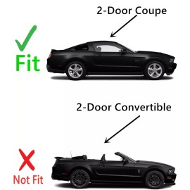 NAGD Fit 10-14 Ford Mustang 2-Dr Coupe Passenger Right Side Quarter Window Glass PRIV