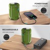 Camping Lantern 5000mAh Solar Hand Crank Telescopic LED Flashlight Portable