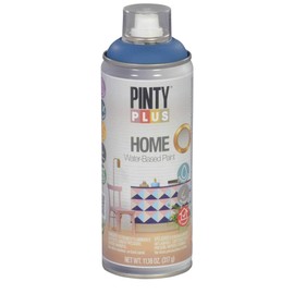 Pintyplus Home Spray Paint - Ancient Klein - Low Odor, Low VOC, Matt Finish, Water Based, Environmentally Friendly, Ideal for Indoor Household Projects, Pack of 6