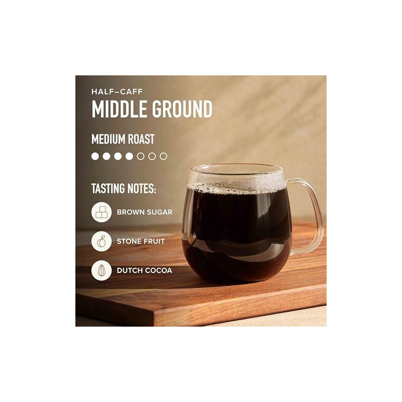 Peet's Coffee Medium Roast Ground Coffee - Middle Ground, 10.5oz