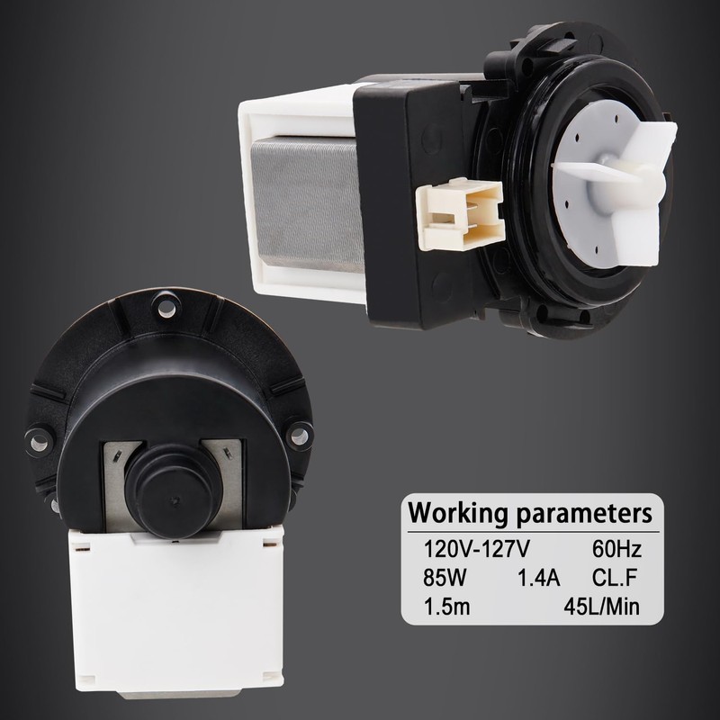 Siwdoy WH23X10036 Drain Pump Motor (ONLY MOTOR) Compatible with GE