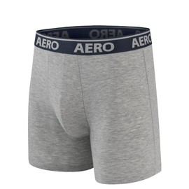 Aeropostale Mens Boxer Briefs-Cotton Stretch Boxer Briefs Underwear (Black/Navy/Heather/Blue/Baby Blue, Small)