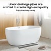 DLONE Linear Shower Drain | 28" AISI 304 Stainless Steel