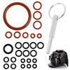 21 Pcs Oval Wrench with Key Ring Compatible with Jura/Krups