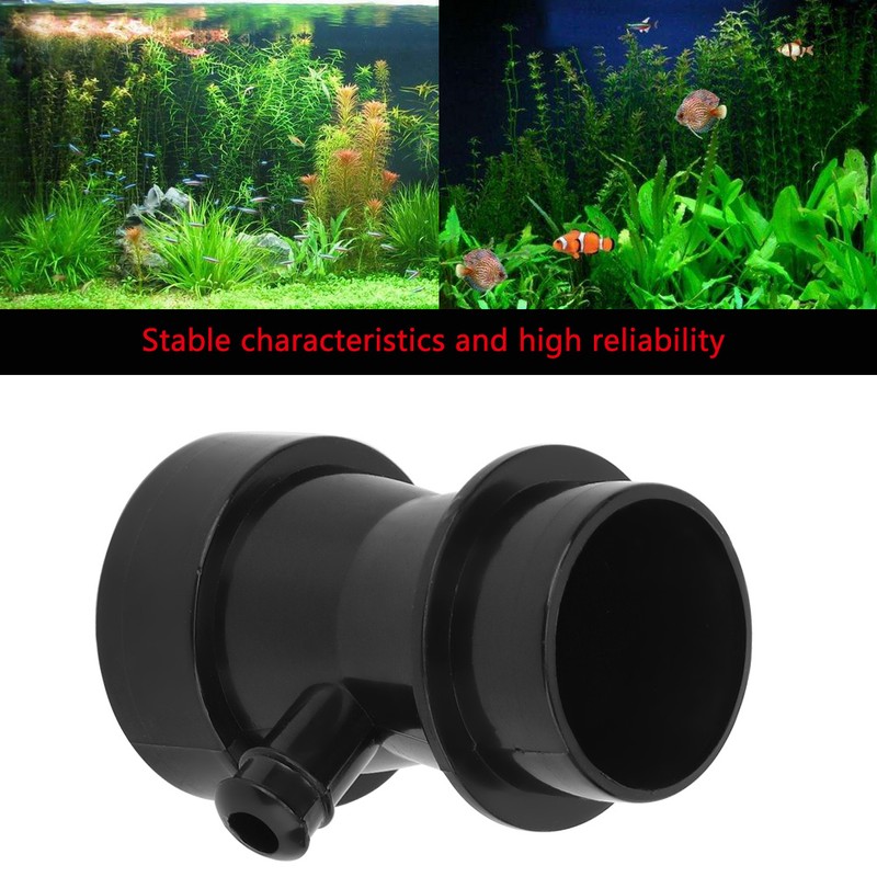 Plastic Black Aquarium Protein Skimmer Separator Venturi Tube DIY Air