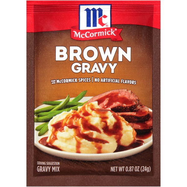 McCormick Brown Gravy Mix, 0.87 oz (Pack of 24)