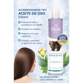 Pack Acondicionadores Tipo Aceite Oso 530ml Shelo Nabel