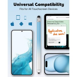 AmberVec 2-in-1 Stylus, 4 Pack