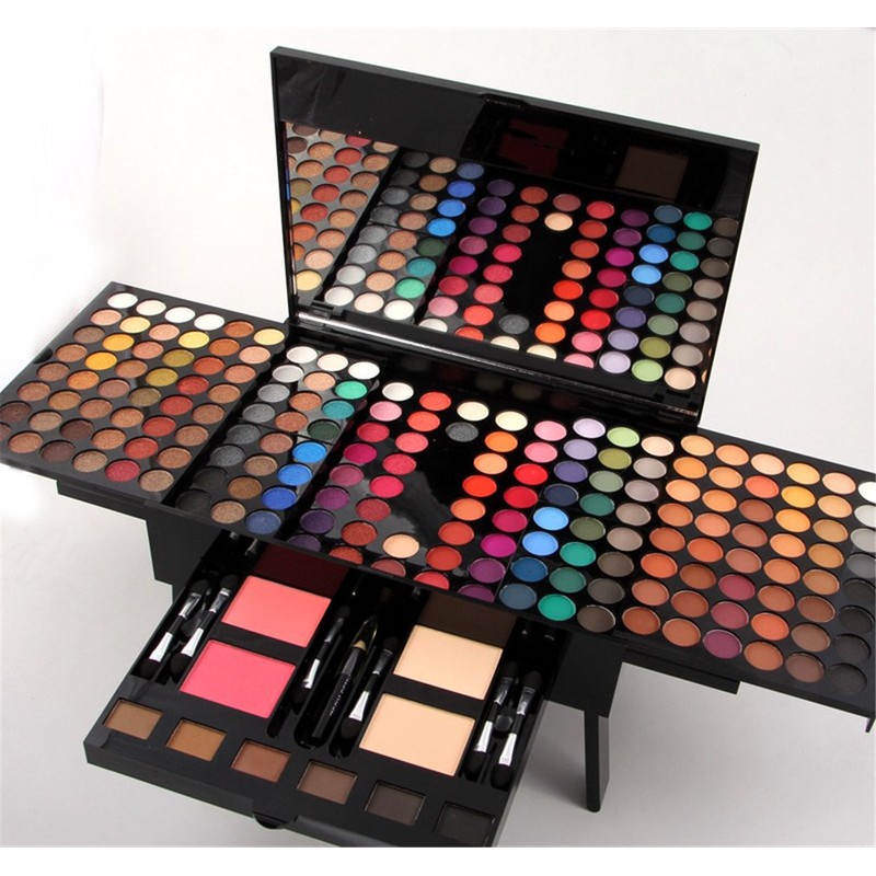 CHSEEO Make-Up Set Cosmetics Vanity Case Cosmetic Gift Set Lip