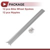 A ABSOPRO 12 Set 14G Bicycle Spokes 295mm Bike Wheel