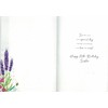 Sister 80th Birthday Card, Lovely Floral Design, 23 x 15