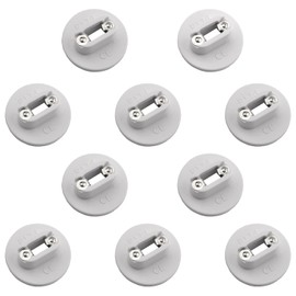 ZZHXSM 10PCS R17D to G13 Lamp Socket Adapter LED Tube Light End Cap Lamp Holder with 25mm Diameter for G13 T8 T5 Lamps in R17 Lamp Socket White