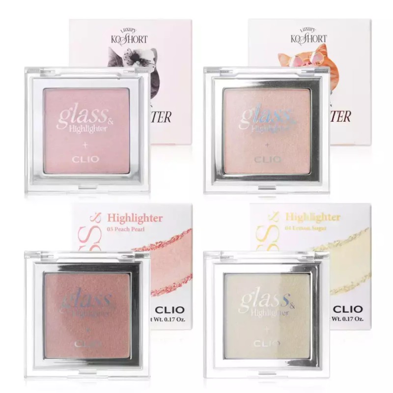 Clio (NEW) 클리오 글래스 앤 하이라이터 5g (냥생역전 코숏) [02