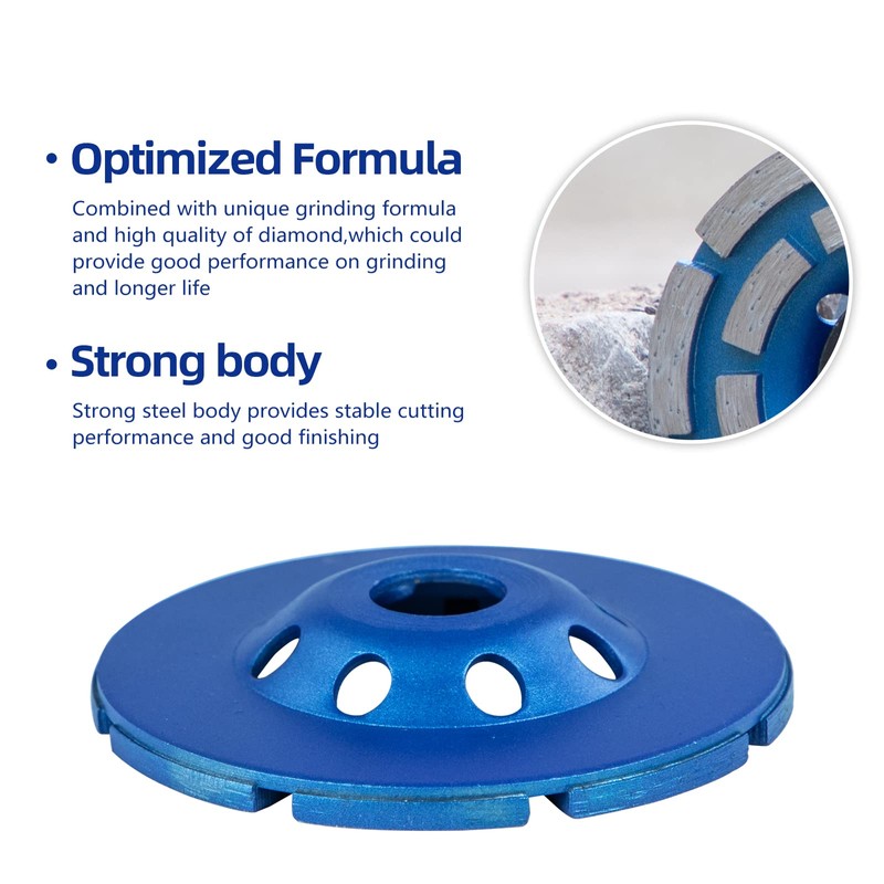 SALI Diamond Concrete Grinding Wheel 4 1/2 inch for Polishing