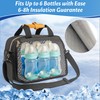 CarryWise Breast Pump Bag Adjustable Dividers, Waterproof Changing Mat, Travel