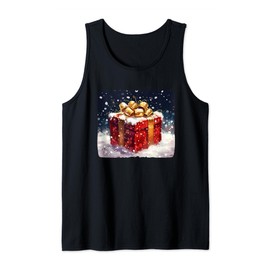 Pretty Festive Present Costume for Xmas Eve Tank Top