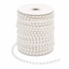 Tinminx 16.4Ft Faux Pearl Beads Garland, 5M White 5mm Plastic