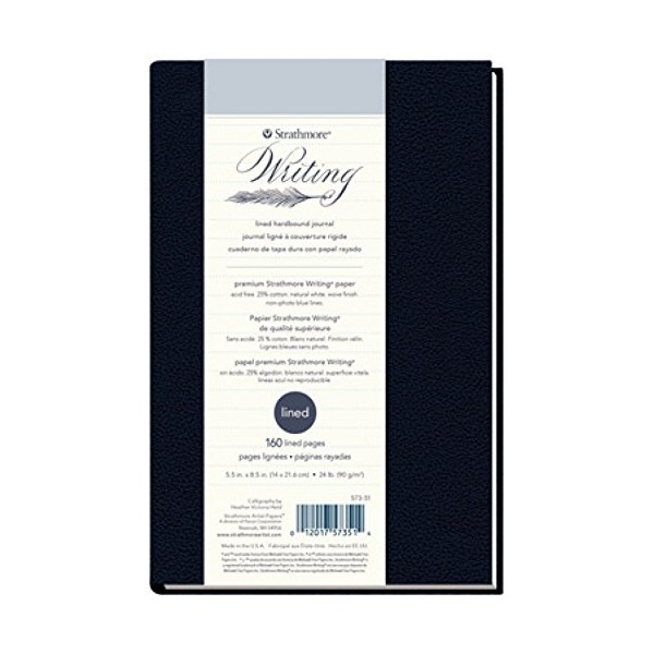 Strathmore 500 Series Softcover Art Writing Journal, 5.5"x8" Blank, 64 Sheets
