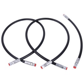 Chamixx 1/4 x 42 and 1/4 x 16 Heavy Duty Snow Plow Hose Set Compatible with Fisher 56591 56592 Western 56616 56617