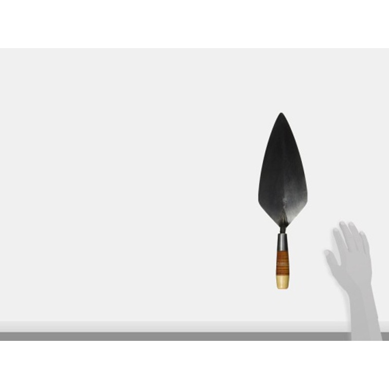 Kraft Tool RO316-12 12" Narrow London Brick Trowel w/Leather Handle