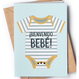 Greeting Cards for Everyone Karte zur Geburt Baby - Karte zur Babyparty - Postkarte zur Geburt - Geschenk für Neugeborene Junge oder Mädchen - EU 145