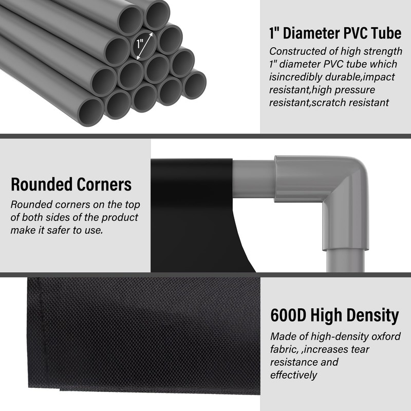 4 Panels Safety Barricade,7.8FT Removable Foldable Security Gates Barrier with
