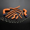PIT66 Silicone Radiator Hose Kit,Compatible with 1996-2000 Subaru Impreza GC8
