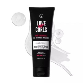 LOVE UR 러브 우르 컬스 리시 씨 모스 헤어 젤 미디엄 홀드 스타일링 컬링 젤로 정의된 곱슬머리 웨이브 코일 Love Ur Curls Hydrating Medium Hold Styling Curling Gel for Defined Curly Hair Waves Coils [8 Ounce (1 Pack)]