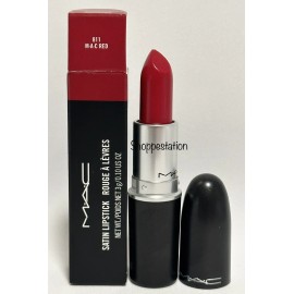 M·A·C MAC Satin Liptick Shade 811 MAC RED Full Size 0.1oz / 3g New In Box