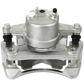 2pcs Brake Calipers & 4pcs Brake Pads ROADFAR Front fit for 2002-2007 for Jeep Liberty