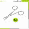 Suture Stitch Scissors Set (3-Piece) – 3.5”, 4.5”, 5.5” Premium