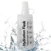 TXSN 150 ml Soft Flask, Hydration Flask Foldable Water Bottle