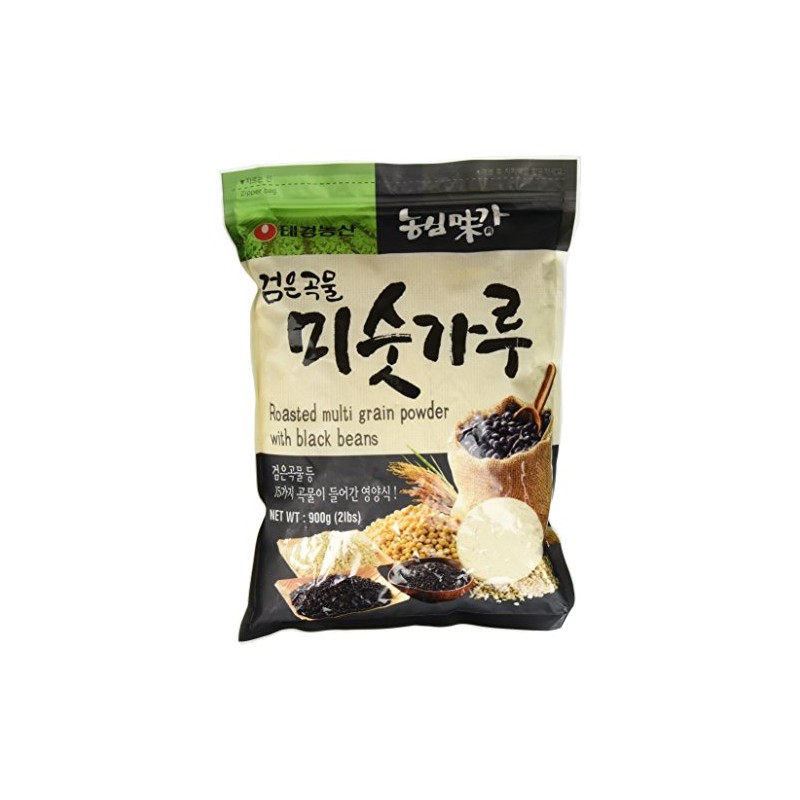 Otaste Korean Traditional Misugaru Roasted Grain Powder with Blackbean, 1.98