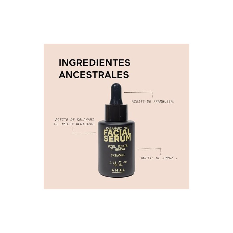 AHAL Serum Facial Aceite de Kalahari con Vitamina E 33