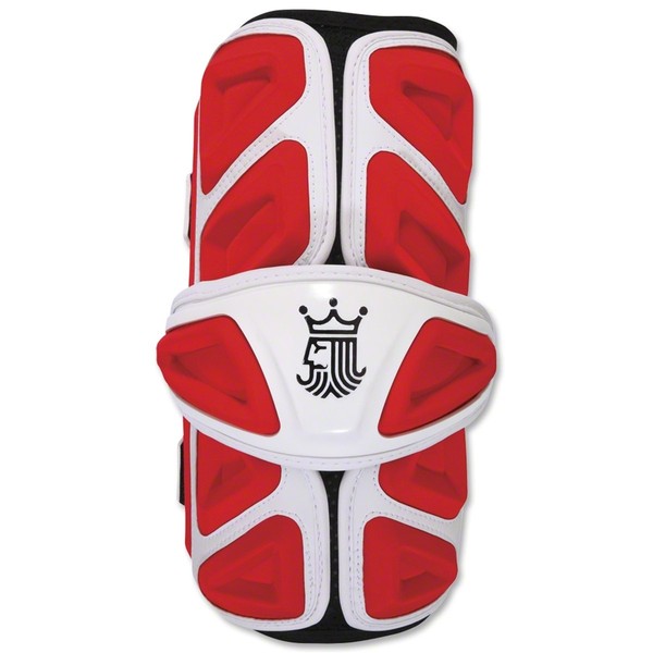 Brine King 4 Lacrosse Arm Guard, Red, Large
