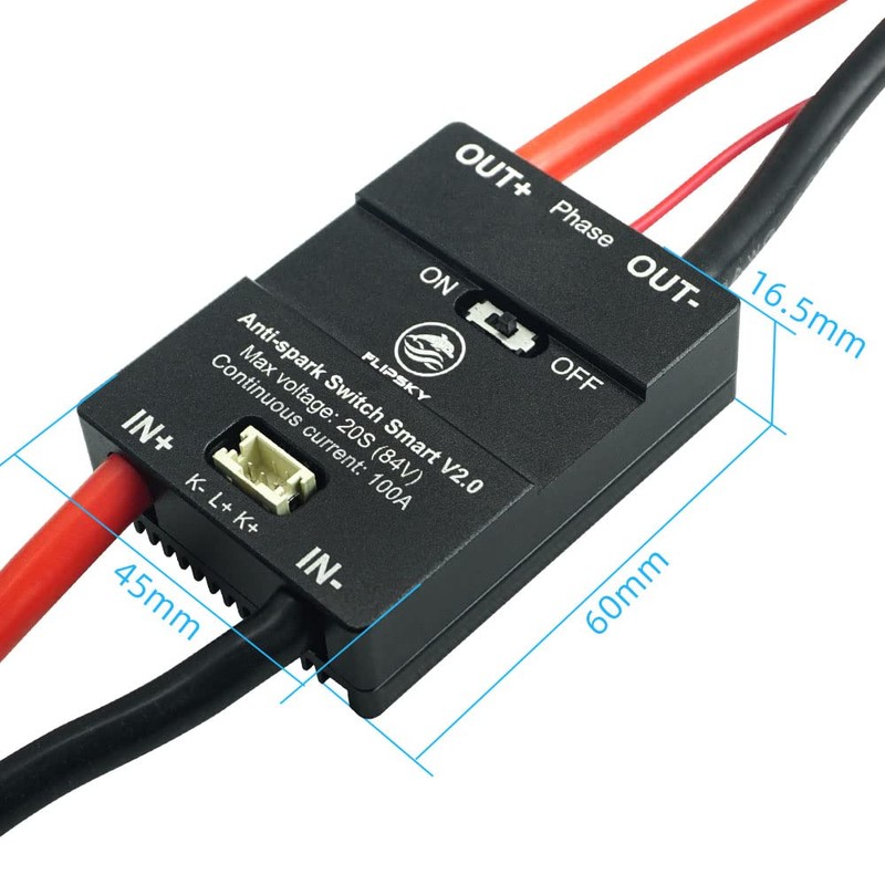 Flipsky Anti Spark Switch Smart Enhanced Come with 16mm LED