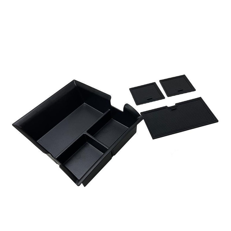 Center Console Organizer Tray Compartment Design Waterproof Armrest Storage Box