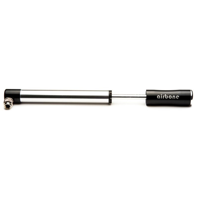 EyezOff Airbone EZ505 Black Aluminum Bicycle Pump 130PSI, Schrader/Presta Hand