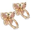 [2 Packs] Butterfly Glitter Bling Bling Phone Ring Holder, Sparkle