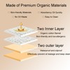 Organic Cotton Castor Oil Pack Wrap,9 Pcs Reusable Pack Kit