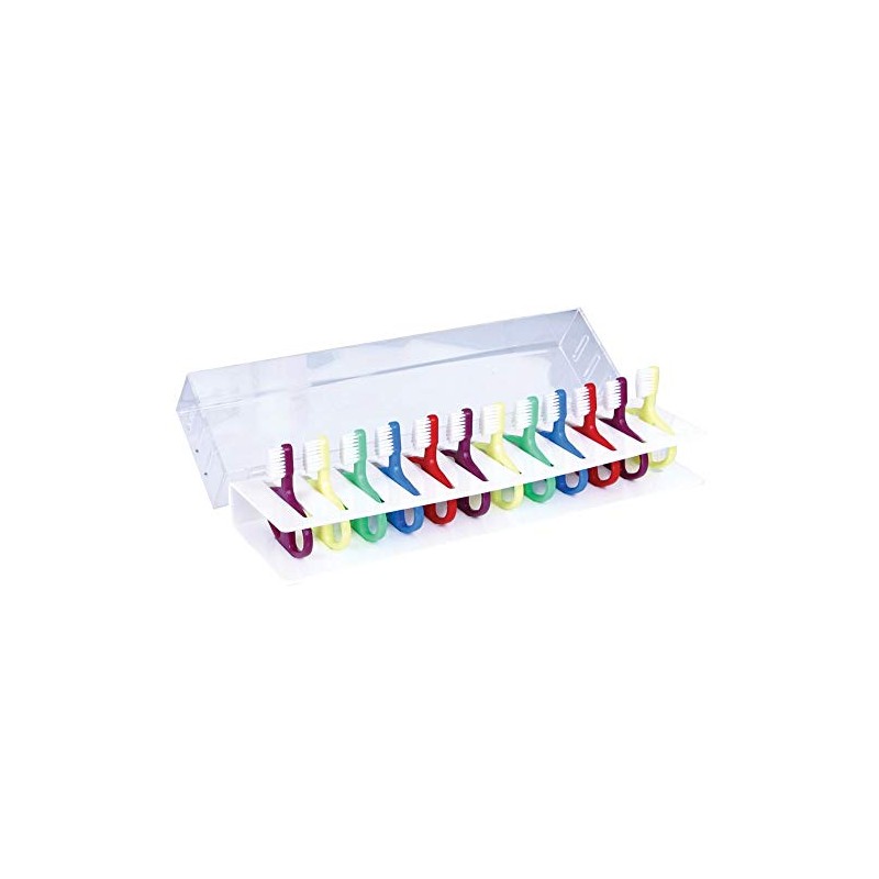 Infant Toothbrushes Plak Smacker with Rack