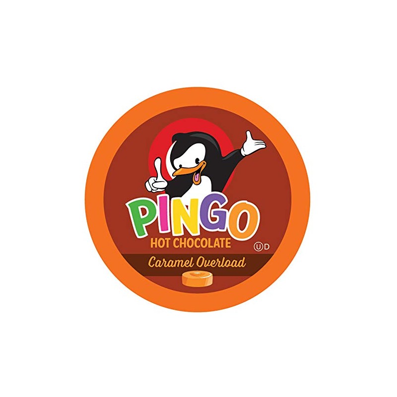 Pingo Caramel Hot Chocolate Pods for Keurig K-Cup Brewers, Caramel