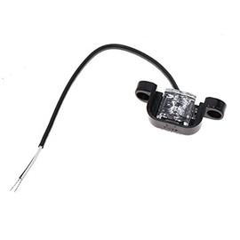 Tecniq Inc Black Base License Lamp Vertical Plane Mount - L11-WB00-1