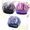 TOVINANNA 3sets Comfortable Sleep Cap with Wide Brim Night Sleeping