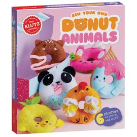 Klutz Sew Your Own Donut Animals Craft Kit, Brown/a