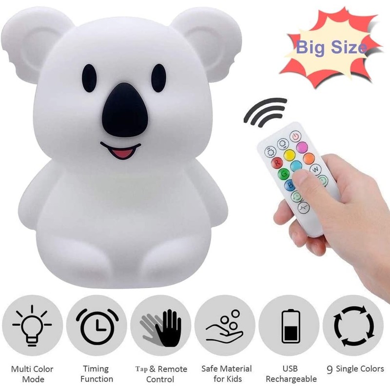 Tekemai Night Light, Children's Night Light, Bedside Lamp for Children,