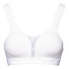 Odlo Damen Padded High Support_13071b Gepolsterter Sport BH, Weiß, 80B