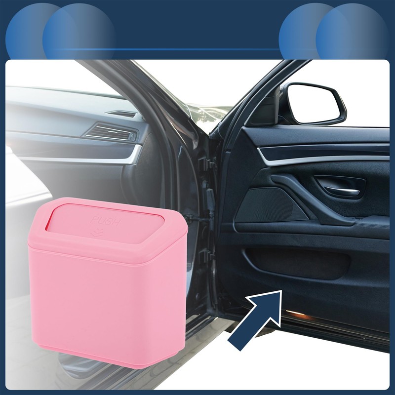 INFINAUTO Car Trash Can Car Door 6.3" Length 2.8" Width